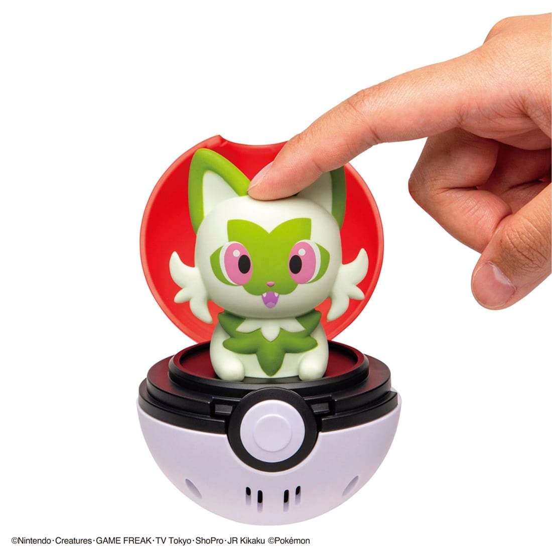 Takara Tomy Pokemon Pocket Monsters Pyokopuni Sprigatito Figure