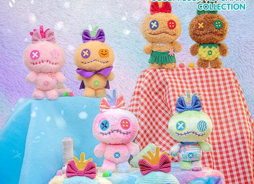 Load image into Gallery viewer, Hot Toys Disney Stitch Up Your Scrump Cosbi Plush Keychain Collection (Full set)
