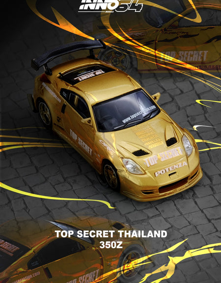 (Pre-order) INNO64 1/64 TOP SECRET THAILAND 350Z Diecast Model Car