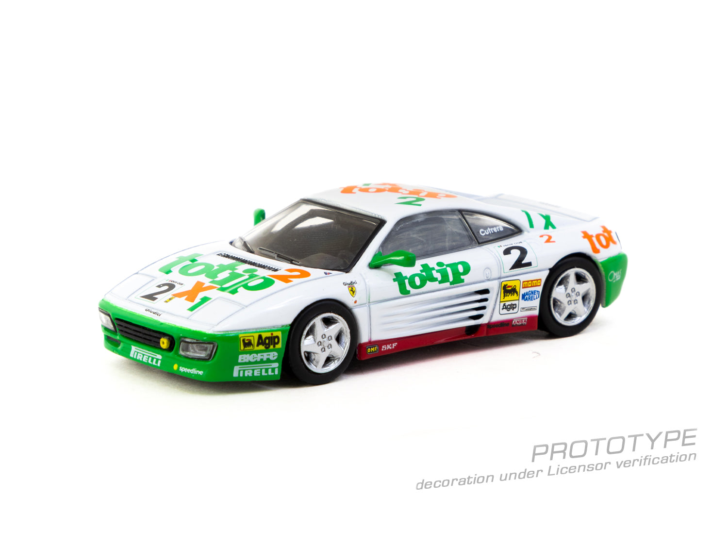 Tarmac Works 1/64 Ferrari 348 Challenge 1993  Paolo Cutrera Car