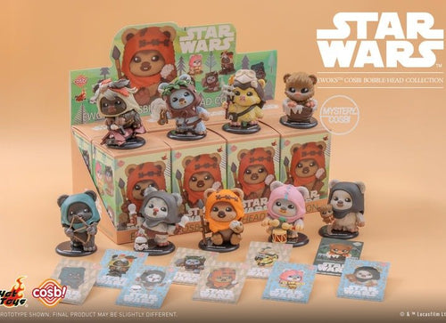 Load image into Gallery viewer, Hot Toys Star Wars Ewoks Cosbi Bobble-Head Collection Figure Set (Set of 8)
