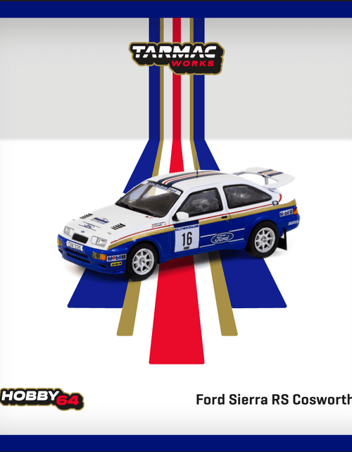 Load image into Gallery viewer, Tarmac Works 1/64  Ford Sierra RS Cosworth Model Car
