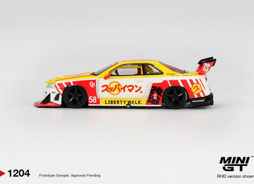 Load image into Gallery viewer, (Pre-order) MINI GT #1204 Nissan LB-ER34 Super Silhouette SKYLINE Suppaiman
