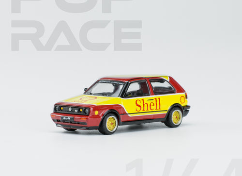 Load image into Gallery viewer, POPRACE 1/64 Shell Volkswagen Golf GTI MKII Diecast Model Car
