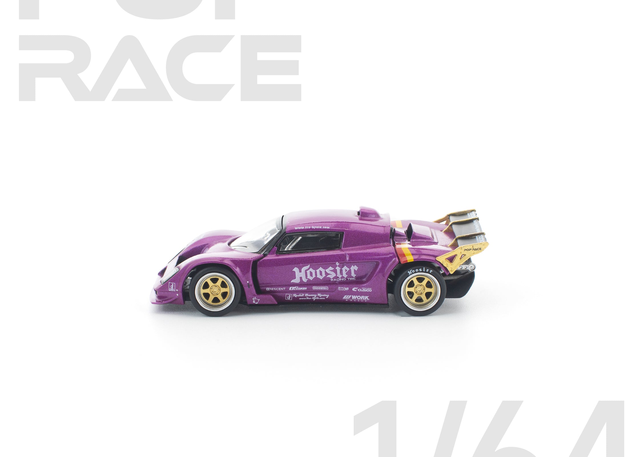 (Pre-order) POPRACE 1/64 PANDEM LOTUS ELISE PURPLE Model Car #PR640448