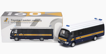Tiny City 1/76 Toyota Coaster B59 HKCS RRT (AM5625) Diecast Model Car