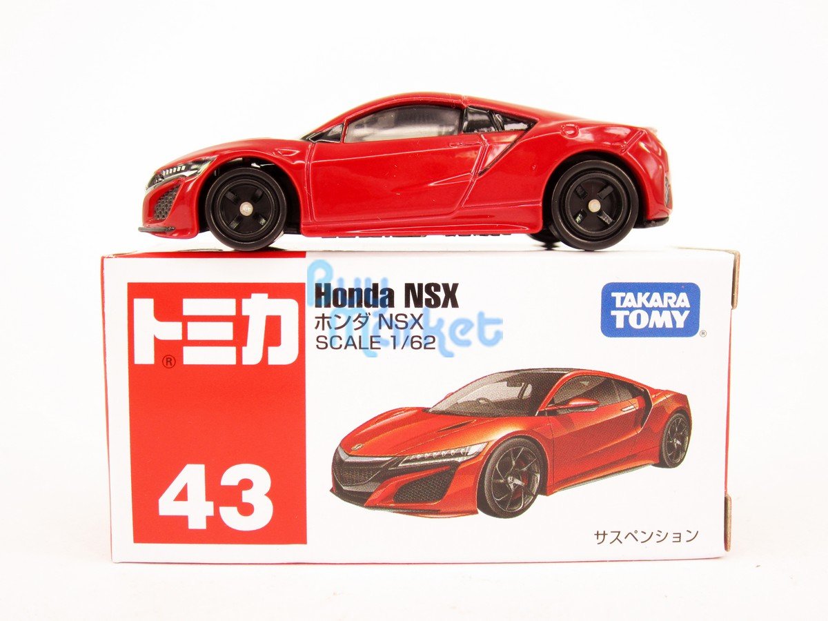 Takara Tomy Tomica #43 Honda NSX 1/62 7CM Red Diecast Toy Model Car Japan