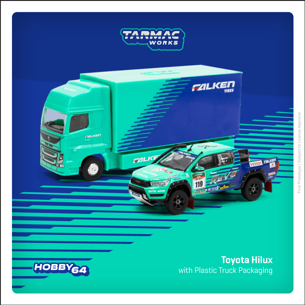 Tarmac Works 1/64 Toyota Hilux AXCR 2017 Diecast Model Car