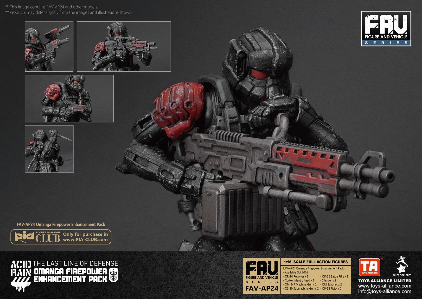 Toy Alliance Acid Rain FAV-AP24 Omanga Firepower Enhancement Pack