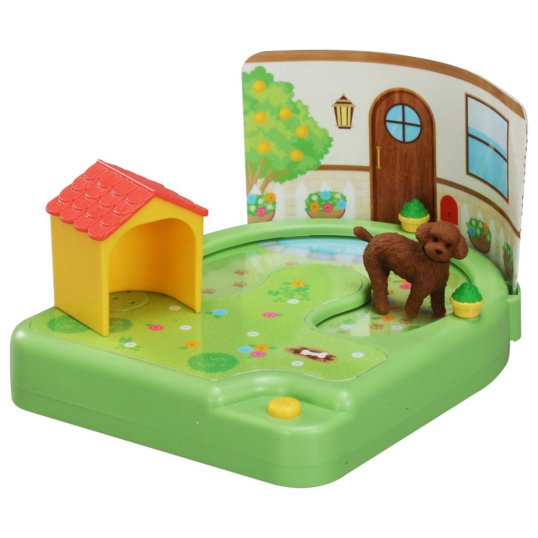 TAKARA TOMY Ania Friends Foot it Garden Poodle Dog House Animal Figure Play Set
