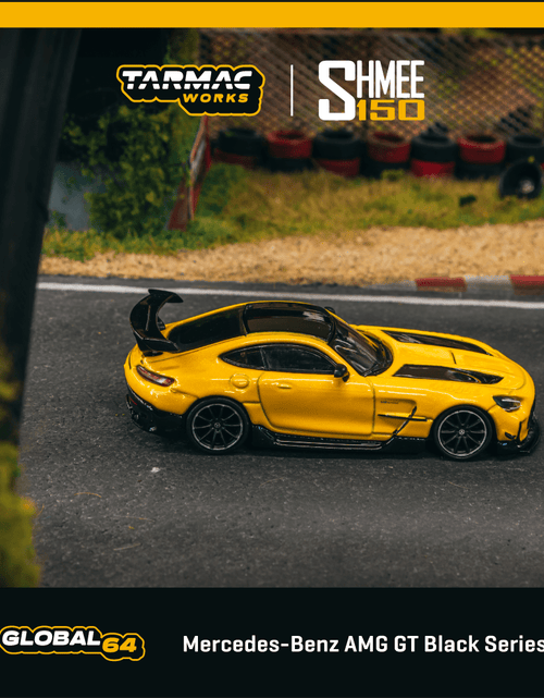 Load image into Gallery viewer, Tarmac Works 1/64 Mercedes-Benz AMG GT Black Series SHMEE150 Model
