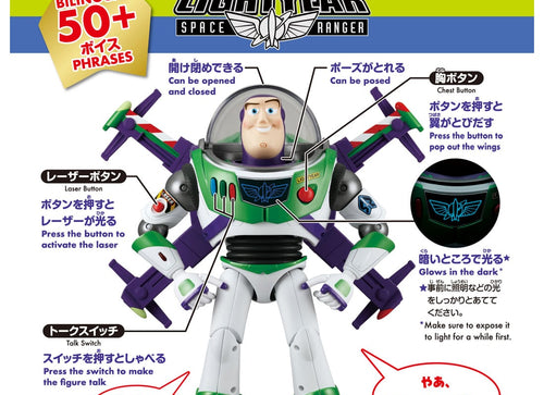 Load image into Gallery viewer, Takara Tomy Toy Story 5 Real-Size Talking Figure High-Tech Ver. Buzz Lightyear
