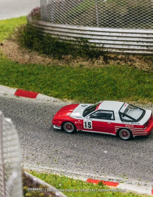 Load image into Gallery viewer, Tarmac Works 1/64 Toyota Supra Turbo (MA70)  ETCC 1987 M. Micangeli
