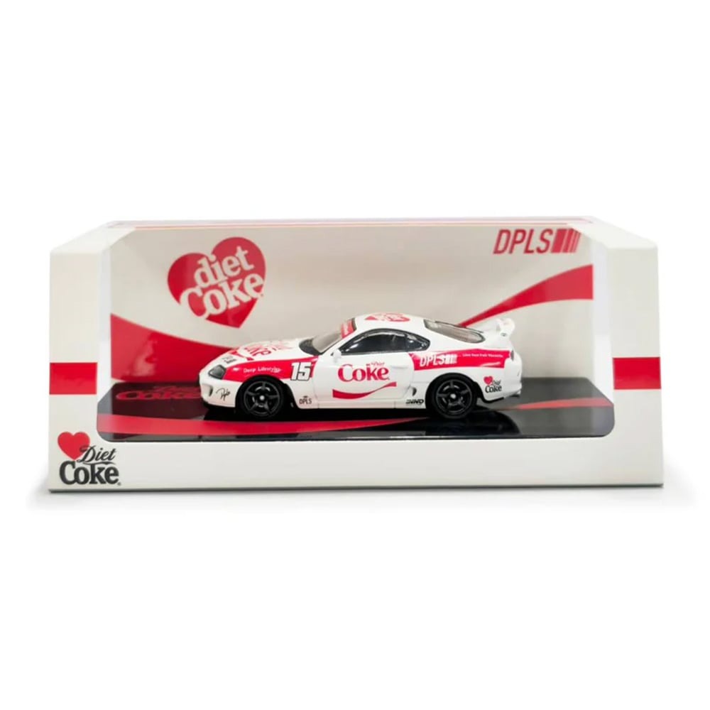 Inno64 x DPLS 1/64 Toyota Supra A80 Coca Cola Limited Box Set