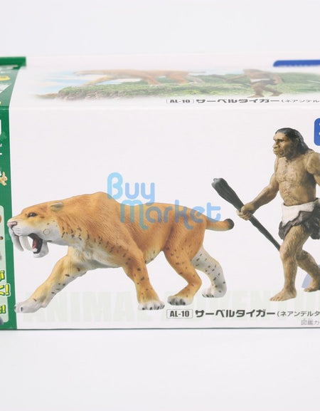 Takara Tomy ANIA Animal AL-10 Saber Tiger with primitive man Action Figure Toy