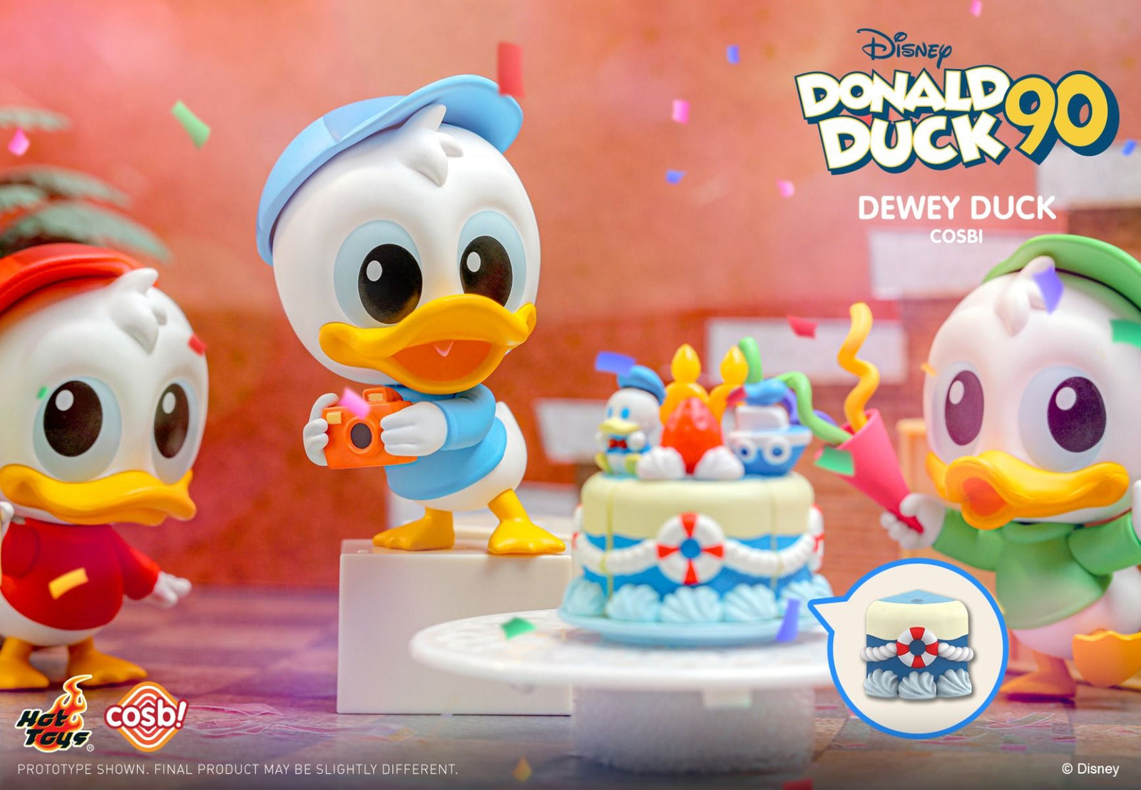 Hot Toys Donald 90th - Donald Duck Birthday Cosbi Collection (Full set of 8)