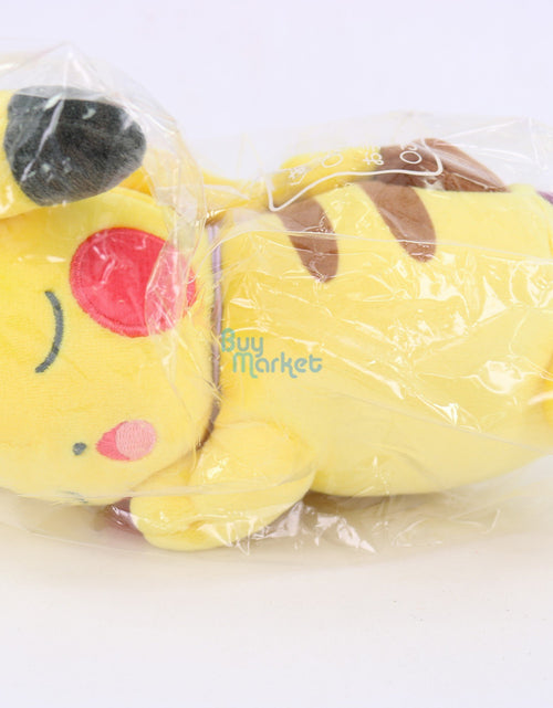 Load image into Gallery viewer, Takara Tomy Pokemon Sayashiya Friend S size Pikachu Soft Plush Doll Japan
