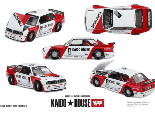 Load image into Gallery viewer, (Pre-order) Mini GT x Kaido House #293 BMW M3 KH REDBORO 1989 Diecast Model Car
