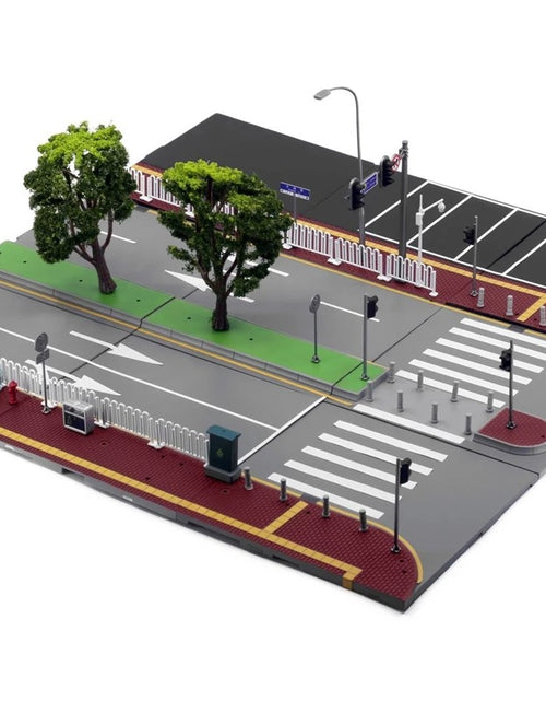 Load image into Gallery viewer, TINY City scale 1:64 Street Diorama Painted Model - S2 China Road Set
