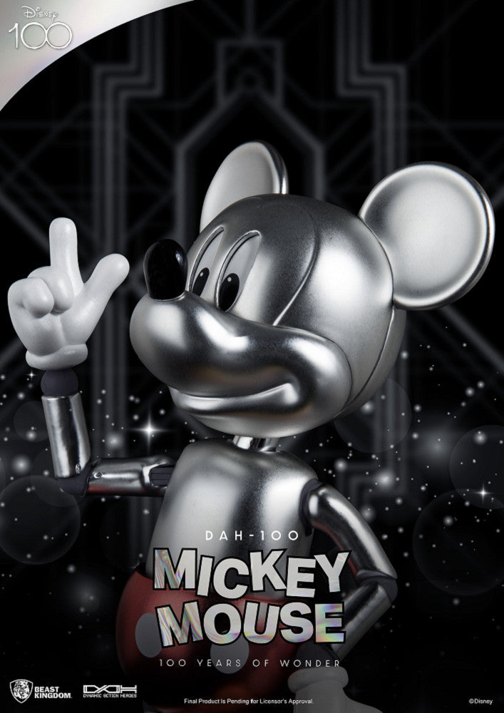 Beast Kingdom DAH-100 Disney 100 Years of Wonder Mickey Mouse Action Figure Set