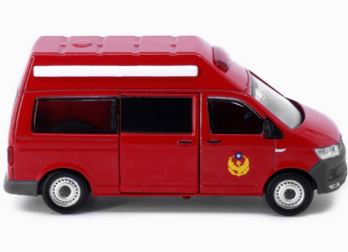 Load image into Gallery viewer, Tiny City TW52 Model Car - Volkswagen T6 Transporter (high-roof) TW Fire Dept.
