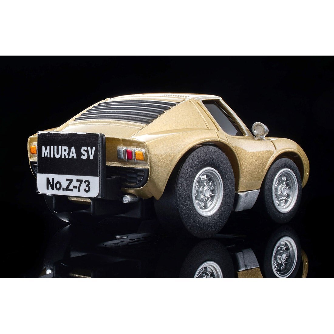 Takara Tomy Tomytec Choro Q zero Z-73c Lamborghini Miura SV Gold (pullback car)