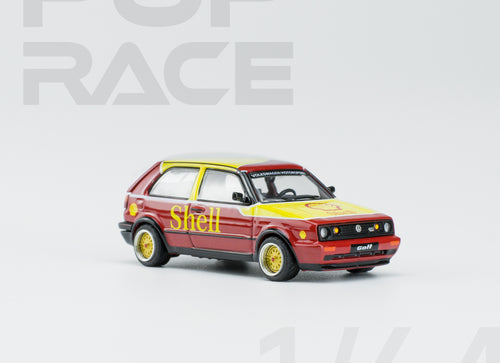 Load image into Gallery viewer, POPRACE 1/64 Shell Volkswagen Golf GTI MKII Diecast Model Car
