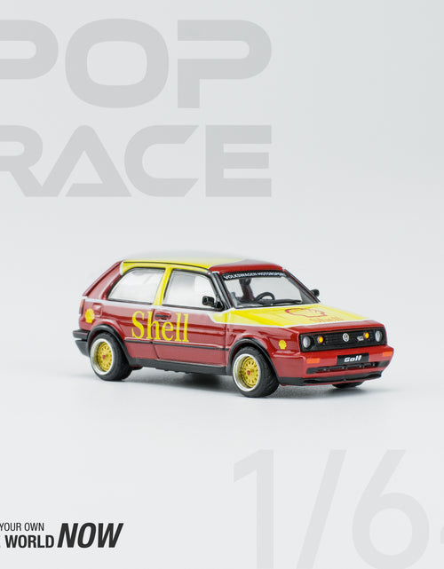 Load image into Gallery viewer, POPRACE 1/64 Shell Volkswagen Golf GTI MKII Diecast Model Car
