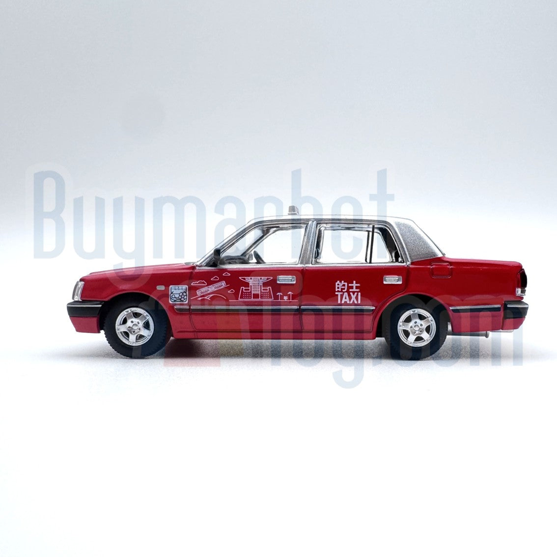 Takara Tomy Tomytec Limited Vintage NEO Toyota Crown Comfort HK Taxi Red