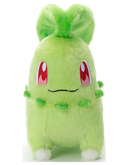 Takara Tomy Pokemon Soft Plush Toy - Basic Chikorita