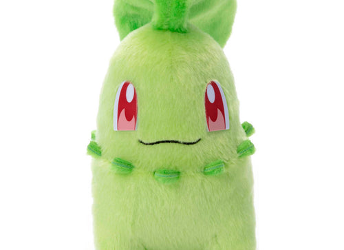 Load image into Gallery viewer, Takara Tomy Pokemon Soft Plush Toy - Basic Chikorita
