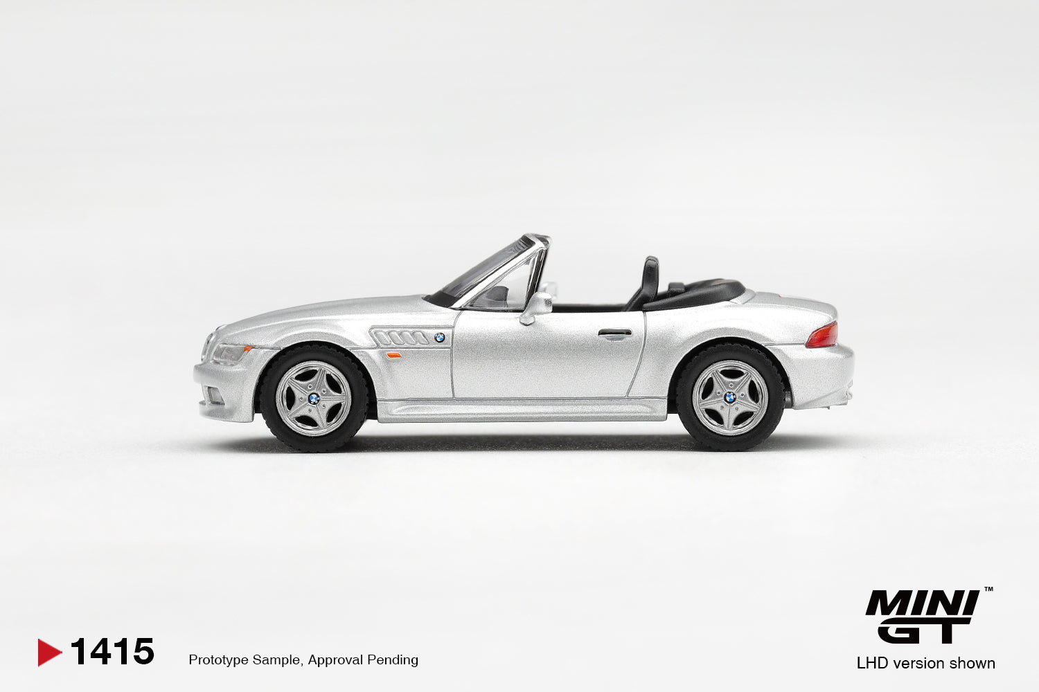 (Pre-order) Mini GT #1415 BMW Z3 Titanium Silver RHD Diecast Model Car