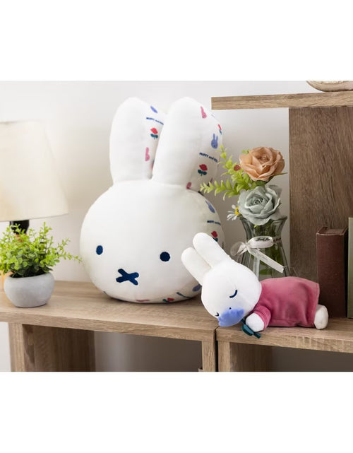 Load image into Gallery viewer, Takara Tomy A.R.T.S Plush - Mocchi Style Face Cushion Bruna Miffy and Rose
