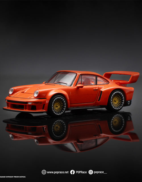 Load image into Gallery viewer, POPRACE 1/64 SINGER DLS TURBO (TRACK) ORANGE *New Tooling Model Car
