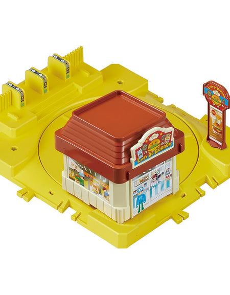 Takara Tomy Plarail Train Accessory J-12 Action Town Guruguru Drive Thru