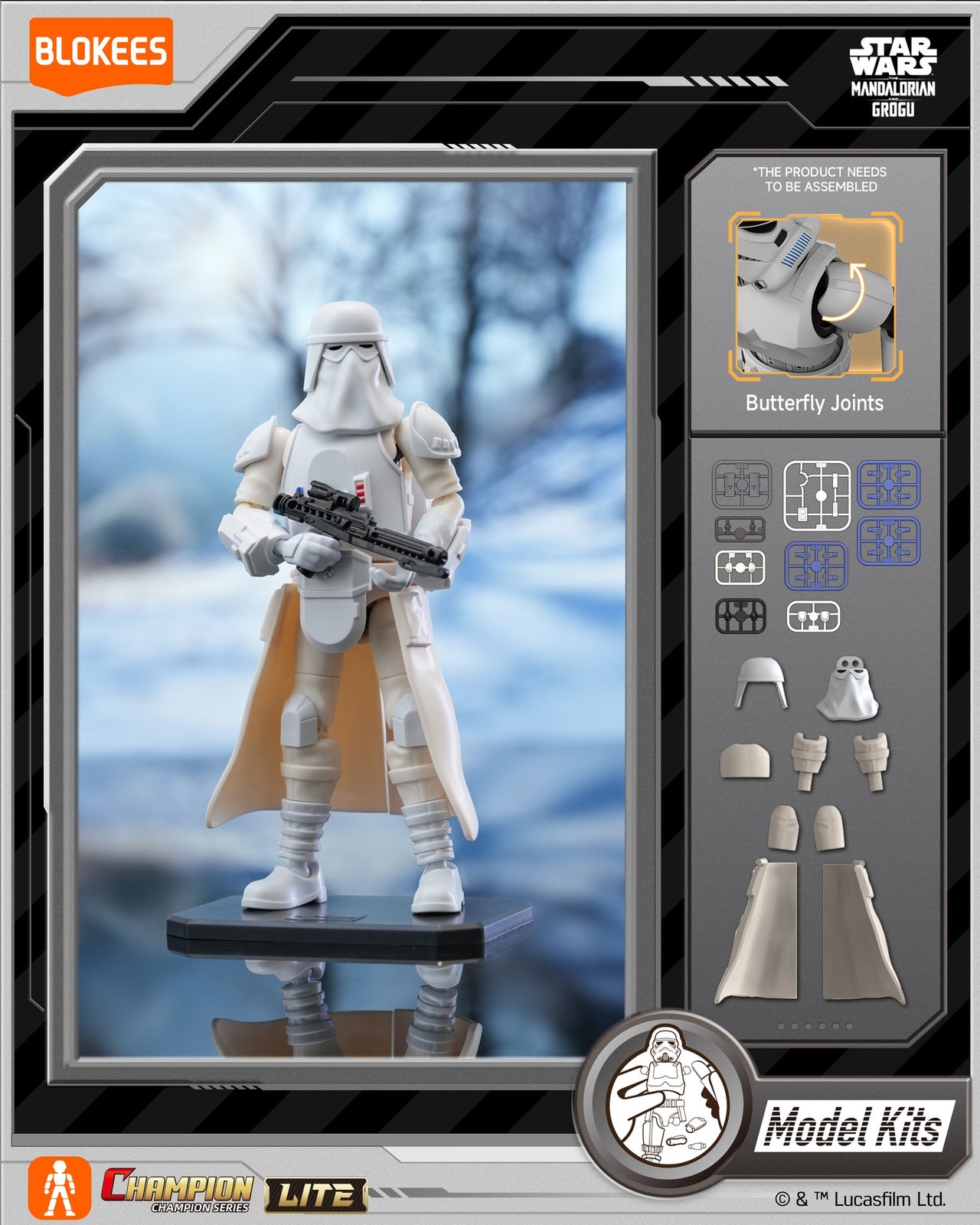 Blokees Star Wars The Mandalorian and Grogu CC LITE Series 01 (Full Set of 9)