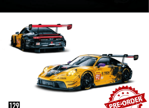 Load image into Gallery viewer, (Pre-order) Trends Hobby 1/64 Diecast Porsche 911 GT3 R - LeMans 24H 2024 #91
