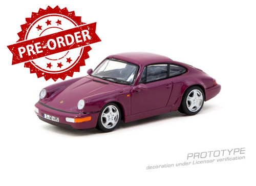 Load image into Gallery viewer, (Pre-order) Tarmac Works 1/64 Porsche 911 964 RS  Ruby Star Diecast Model Car
