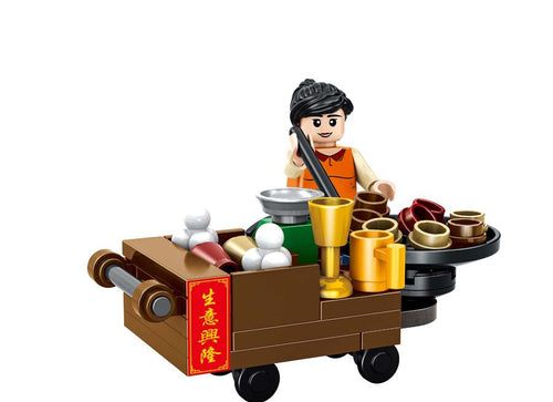 Load image into Gallery viewer, Royal Toys Building Blocks City Story Bricks RT21: Roasted Chestnuts (55 Pcs/Pzs)
