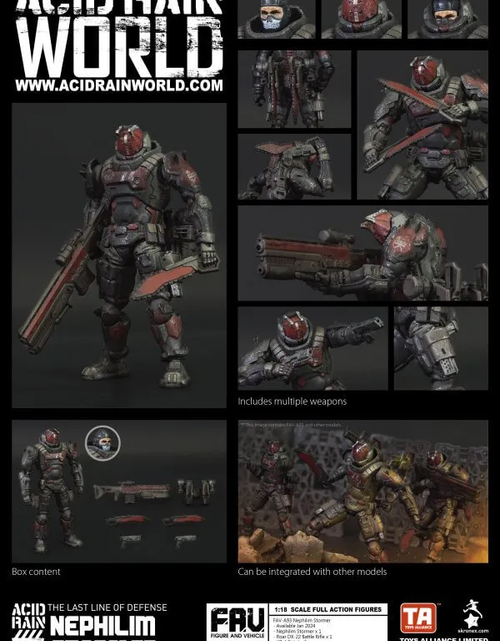 Load image into Gallery viewer, TOYS ALLIANCE x Acid Rain FAV-A93 Nephilim Stormer Action Figure
