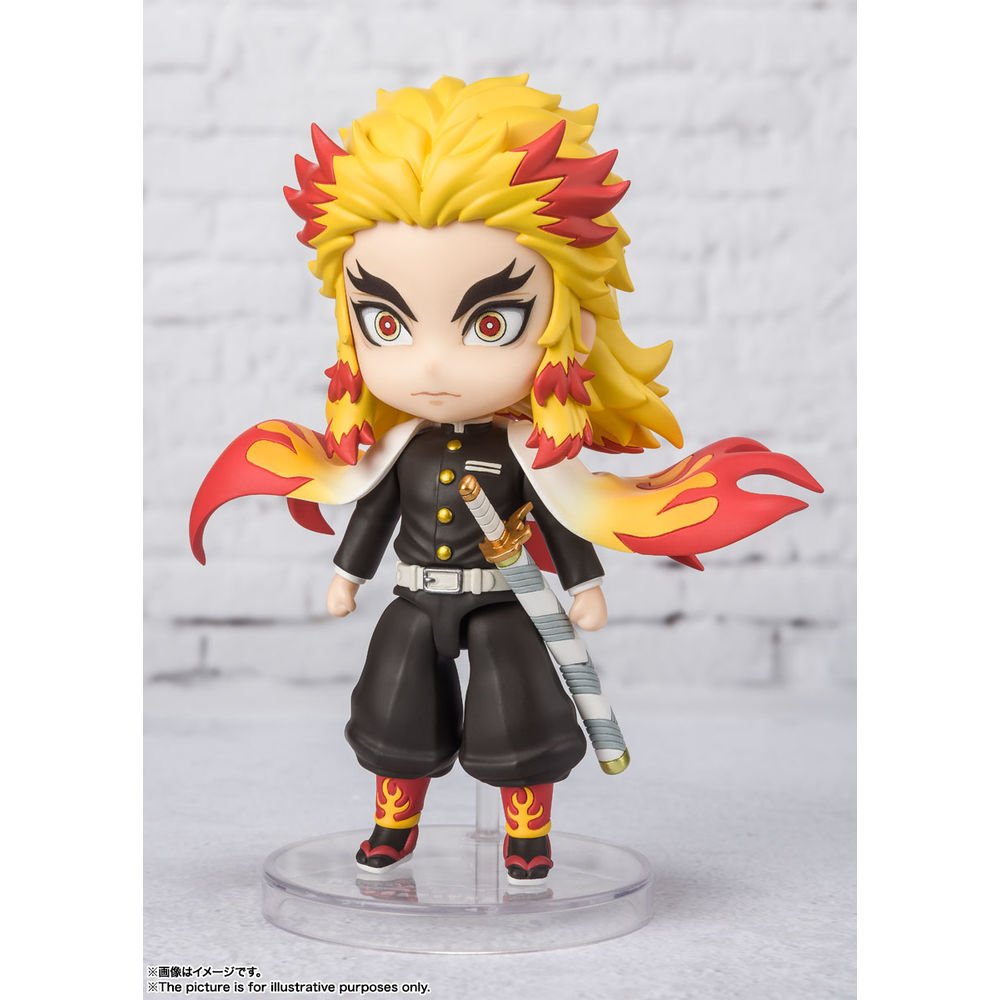 Bandai Tamashii Figuarts Mini Demon Slayer Mini Action Figure - Kyojuro Rengoku