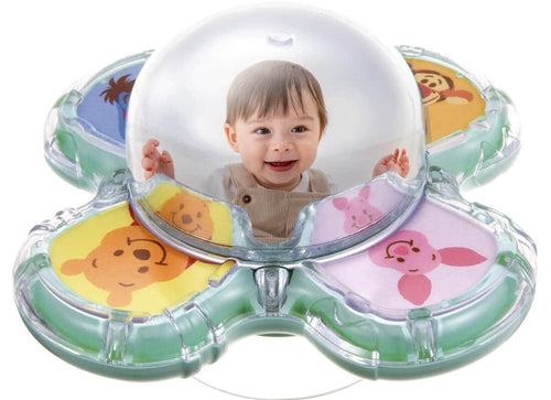 Load image into Gallery viewer, Takara Tomy Disney Baby Toy - Spinning Dome Mirror Spinner Winnie the Pooh
