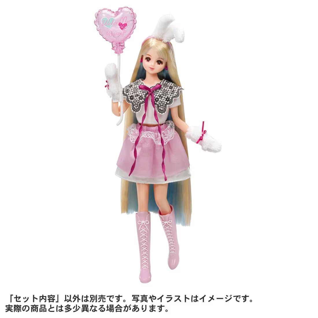 Takara Tomy Licca Chan Doll Dress - #Licca #Bunny Balloon Wear Set (NO DOLL)