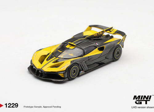Load image into Gallery viewer, (Pre-order) Mini GT #1229 1/64 Bugatti Bolide Yellow Diecast model car
