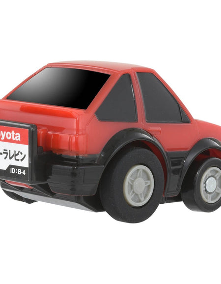 Takara Tomy Tomica ChoroQ Pull Back Diecast e-04 Toyota Corolla Levin (AE86)