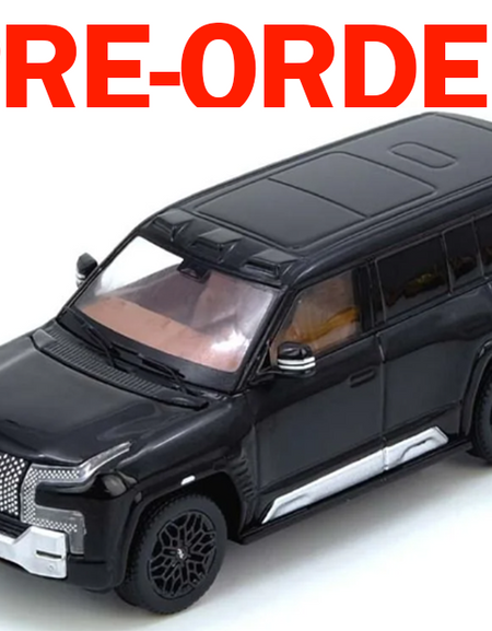 (Pre-order) INNO64 1/64 YANWANG U8 Black Diecast Model Car