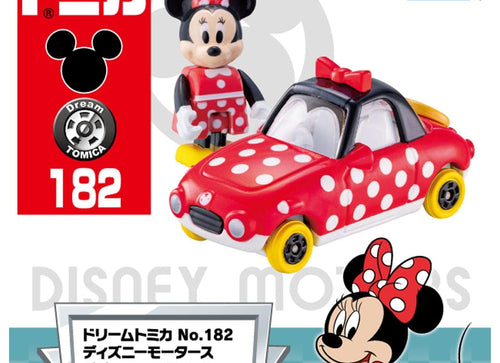 Load image into Gallery viewer, Takara Tomy Dream Tomica Diecast #182 1/48 Disney Motors Popute Minnie Mouse
