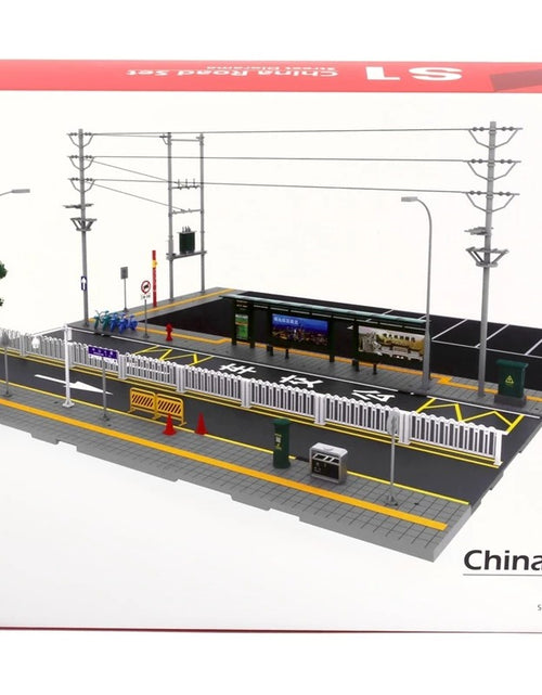 Load image into Gallery viewer, TINY City scale 1:64 Street Diorama Painted Model - S1 China Road Set
