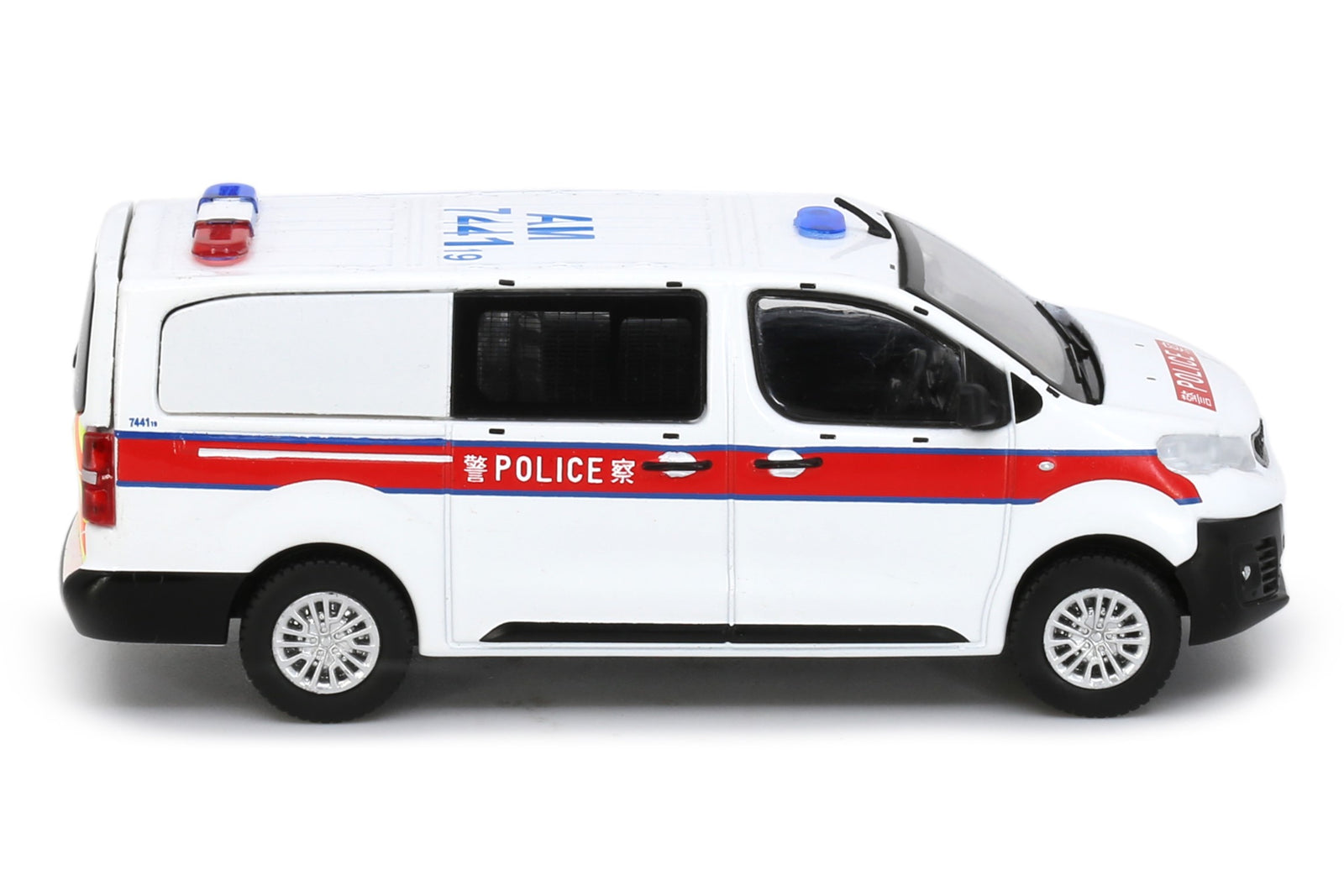 Tiny City 71 Die-cast Model Car - 1:64 Peugeot Expert Police (AM7441)
