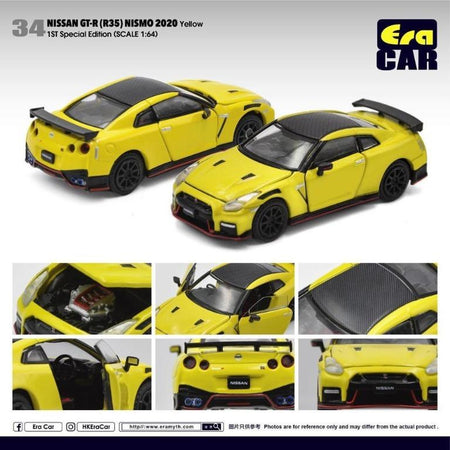 Era Car 1:64 Diecast Car 33 Nissan GT-R(R35) N2020 White